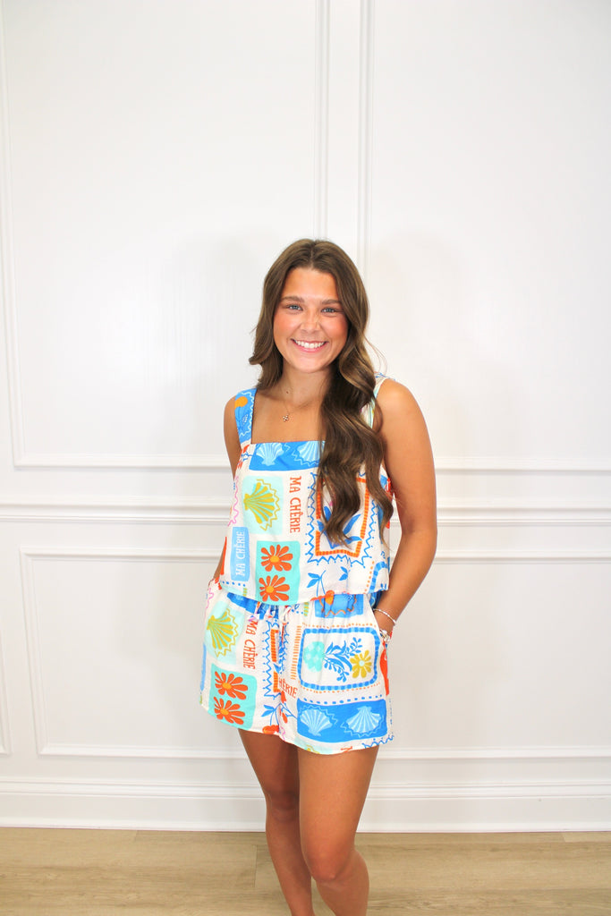 Seaside Set Clothing Peacocks & Pearls