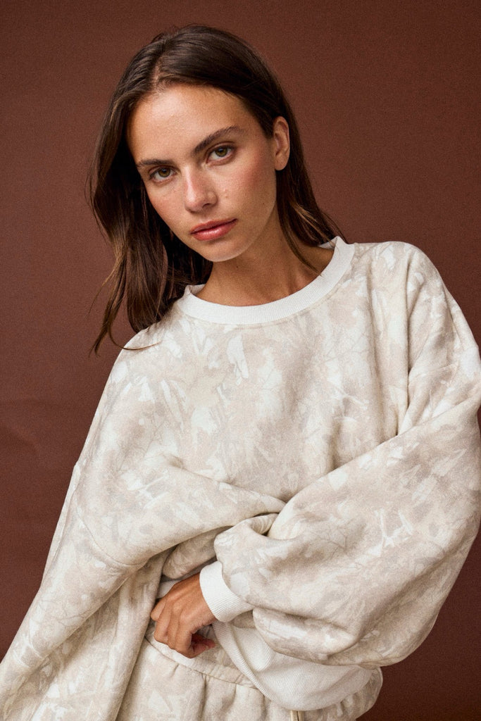 Camo Crewneck Clothing Peacocks & Pearls