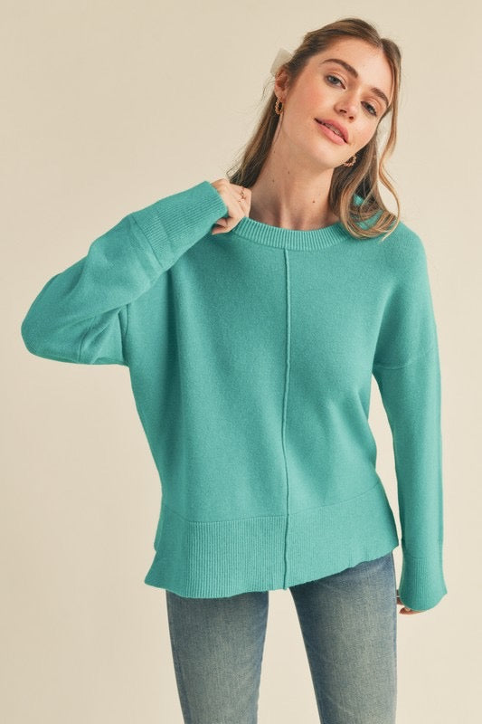Days Go By Sweater Clothing Peacocks & Pearls Teal S