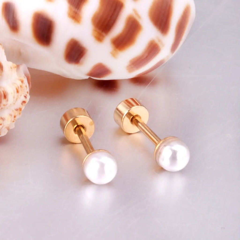 Stud Earrings Jewelry Peacocks & Pearls   