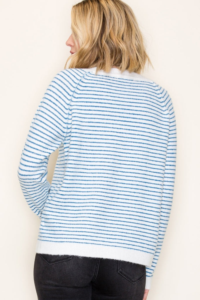 City Girl Stripe Sweater Clothing Peacocks & Pearls