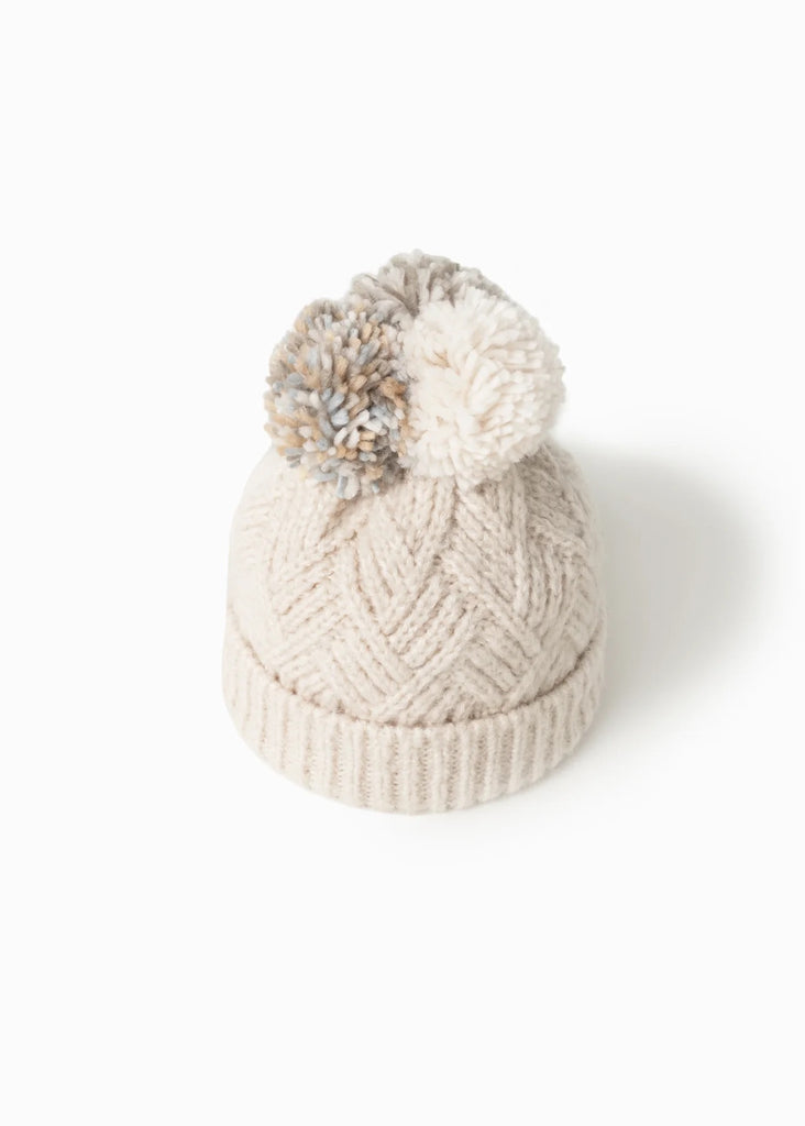 Pom Pom Hat Accessories Peacocks & Pearls   