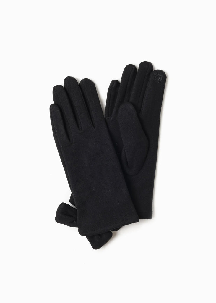 Ribbon Gloves Accessories Peacocks & Pearls Black  
