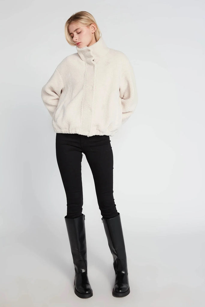 Cropped Jacket Clothing Peacocks & Pearls Ivory  