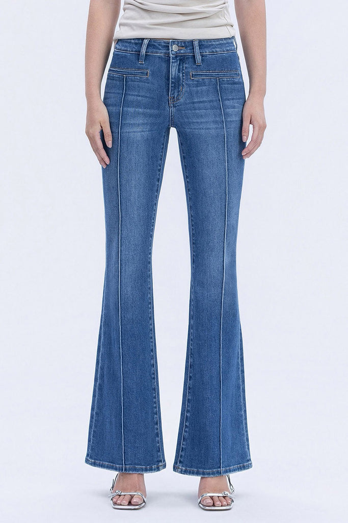 Ramona Flare Jeans Clothing Peacocks & Pearls Medium 25