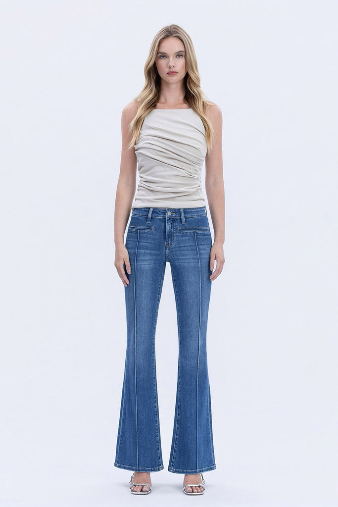 Ramona Flare Jeans Clothing Peacocks & Pearls