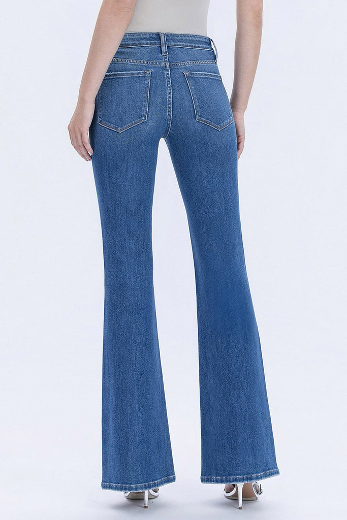 Ramona Flare Jeans Clothing Peacocks & Pearls
