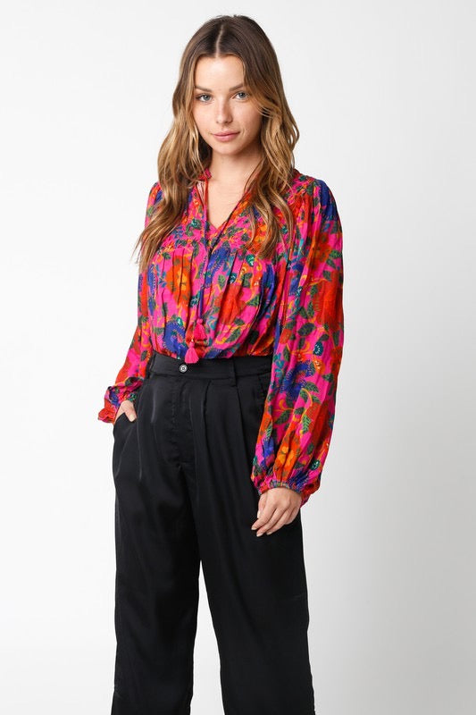 Lyra Top Clothing Peacocks & Pearls   