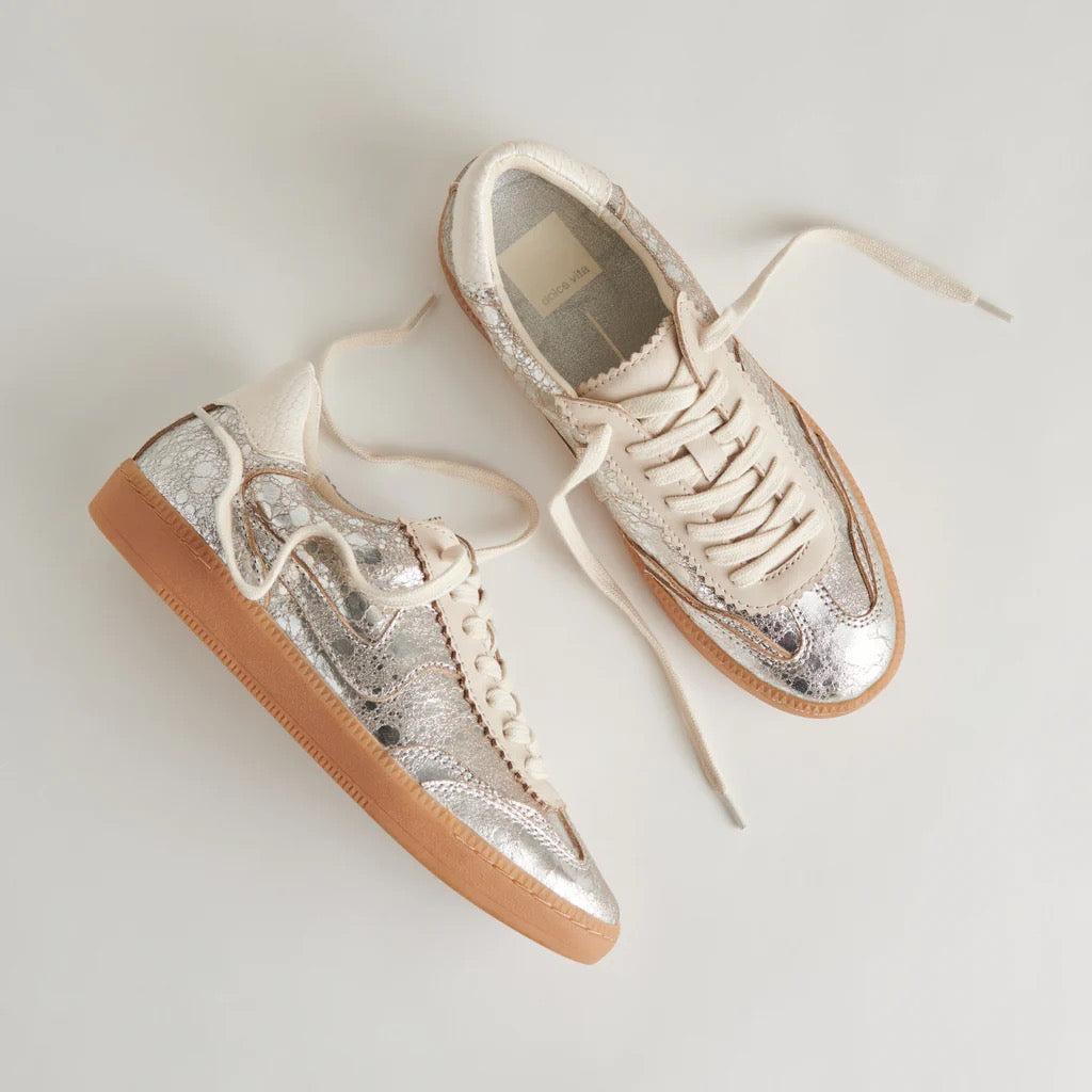 Notice Sneaker Shoes Dolce Vita Silver Distressed 6 