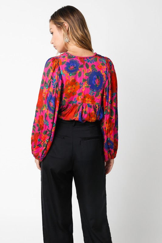Lyra Top Clothing Peacocks & Pearls   