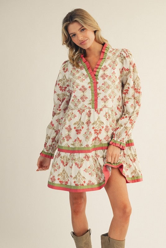 Where My Heart Is Mini Clothing Peacocks & Pearls Marsala S