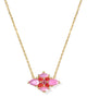 Abbie Crystal Pendant Necklace Jewelry Kendra Scott Gold Pink Mix