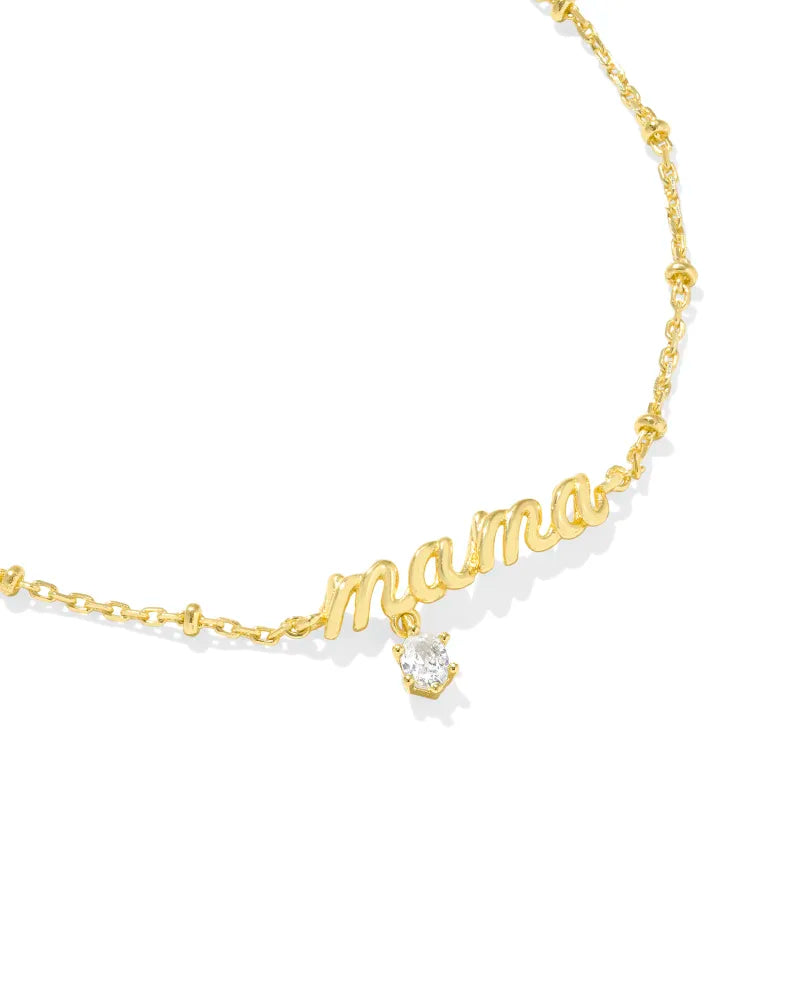 Mama Crystal Chain Bracelet Jewelry Kendra Scott Gold