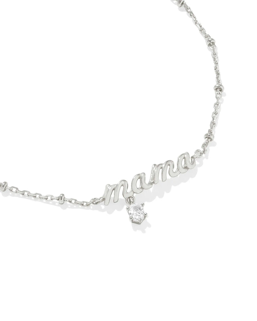 Mama Crystal Chain Bracelet Jewelry Kendra Scott Silver