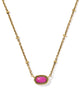 Mini Elisa Pendant Jewelry Kendra Scott VGD Dark Fuchsia