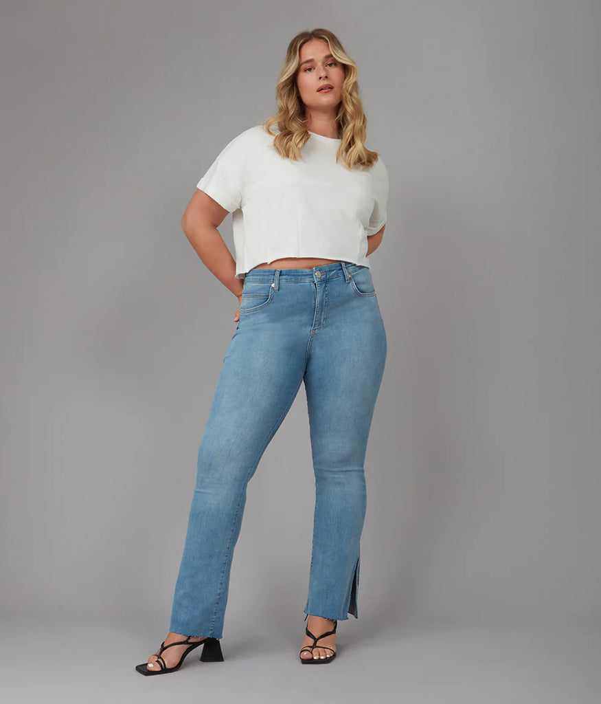 Billie High-Rise Bootcut Sale Peacocks & Pearls   