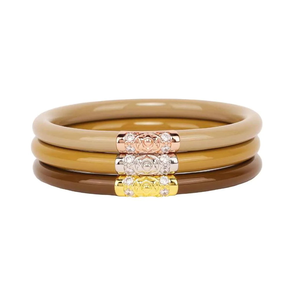 Three Kings All Weather Bangle Jewelry BuDhaGirl Oro S 