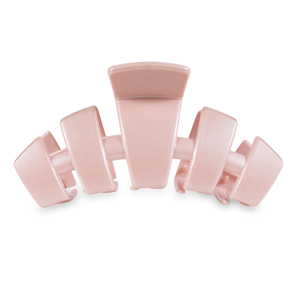 Classic Claw Hair Clip Accessories Teleties Small Pearly Pink
