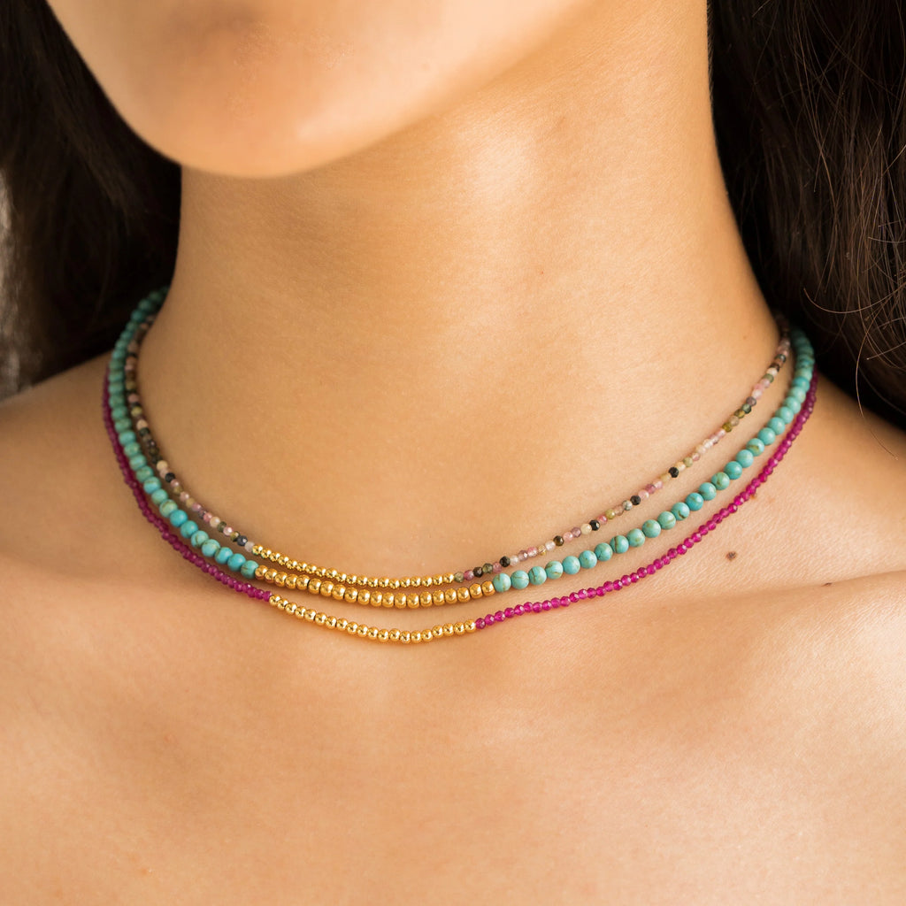 Tulum Beaded Necklace Jewelry Peacocks & Pearls