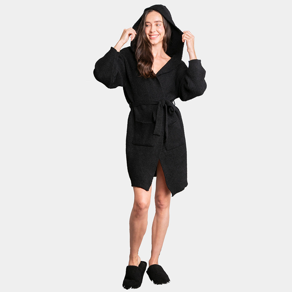 Coziest Companion Snuggie Sale Peacocks & Pearls Black One Size