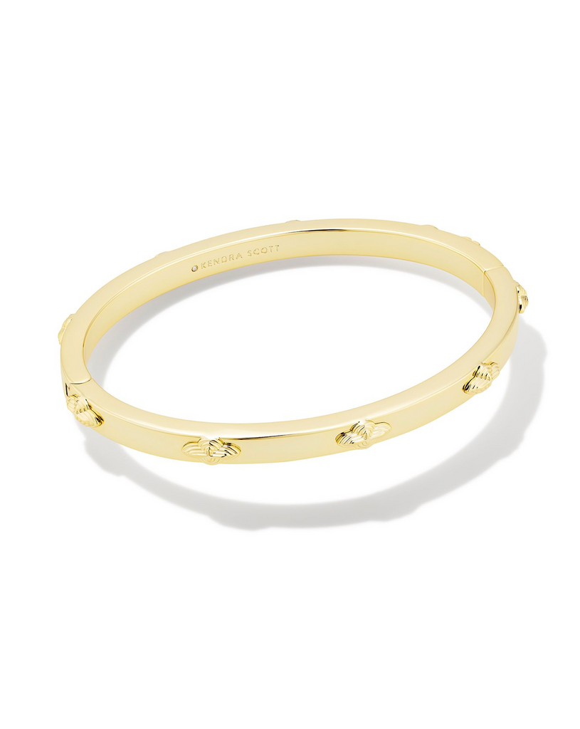 Abbie Metal Bangle Jewelry Kendra Scott Gold S/M 