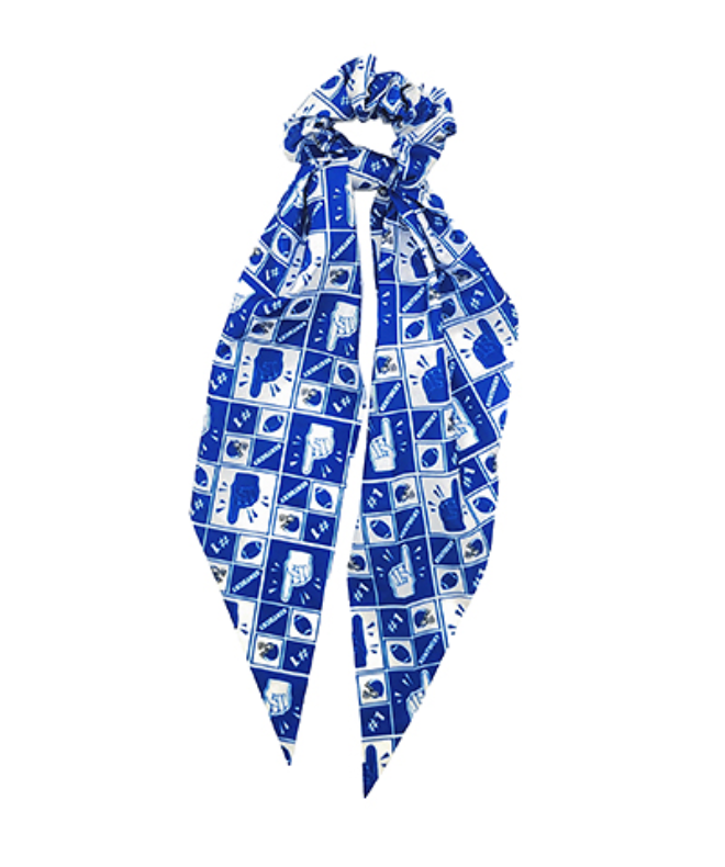GAMEDAY Scrunchie Accessories Peacocks & Pearls   
