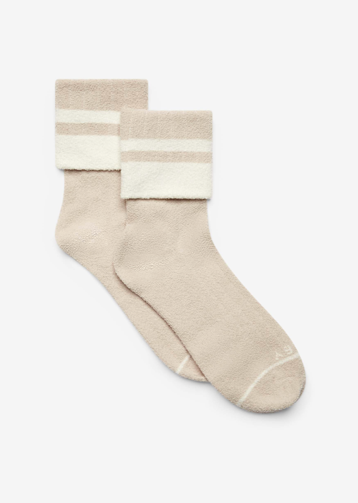 Preston Sock Clothing Varley Sand/Egret S/M 