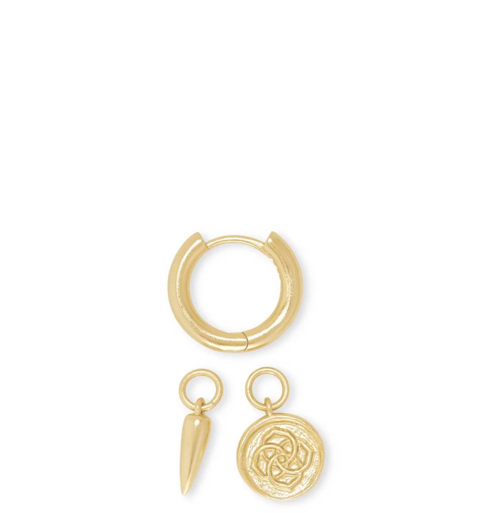 Dira Coin Huggie Jewelry Kendra Scott   