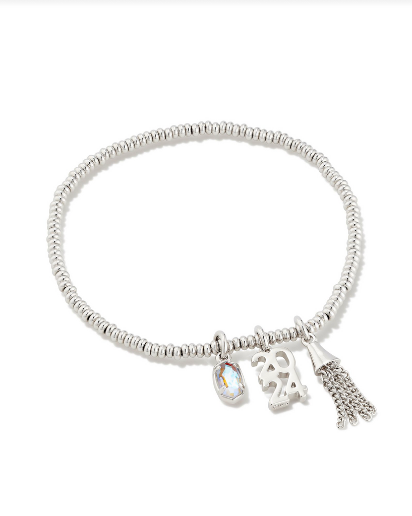 2024 Grad Stretch Bracelet Jewelry Peacocks & Pearls Silver  