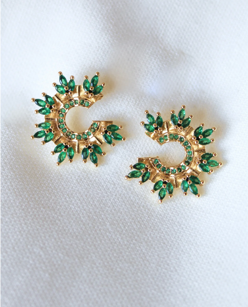 Vina Stud Jewelry Peacocks & Pearls   