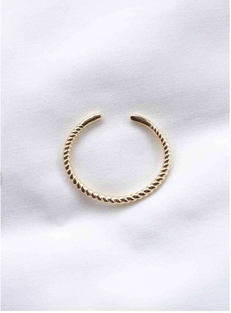 Fallon Baby Cuff Jewelry Peacocks & Pearls Gold