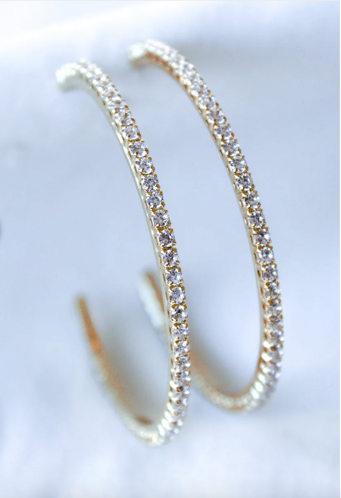 Blaze Hoop Jewelry Peacocks & Pearls Gold  