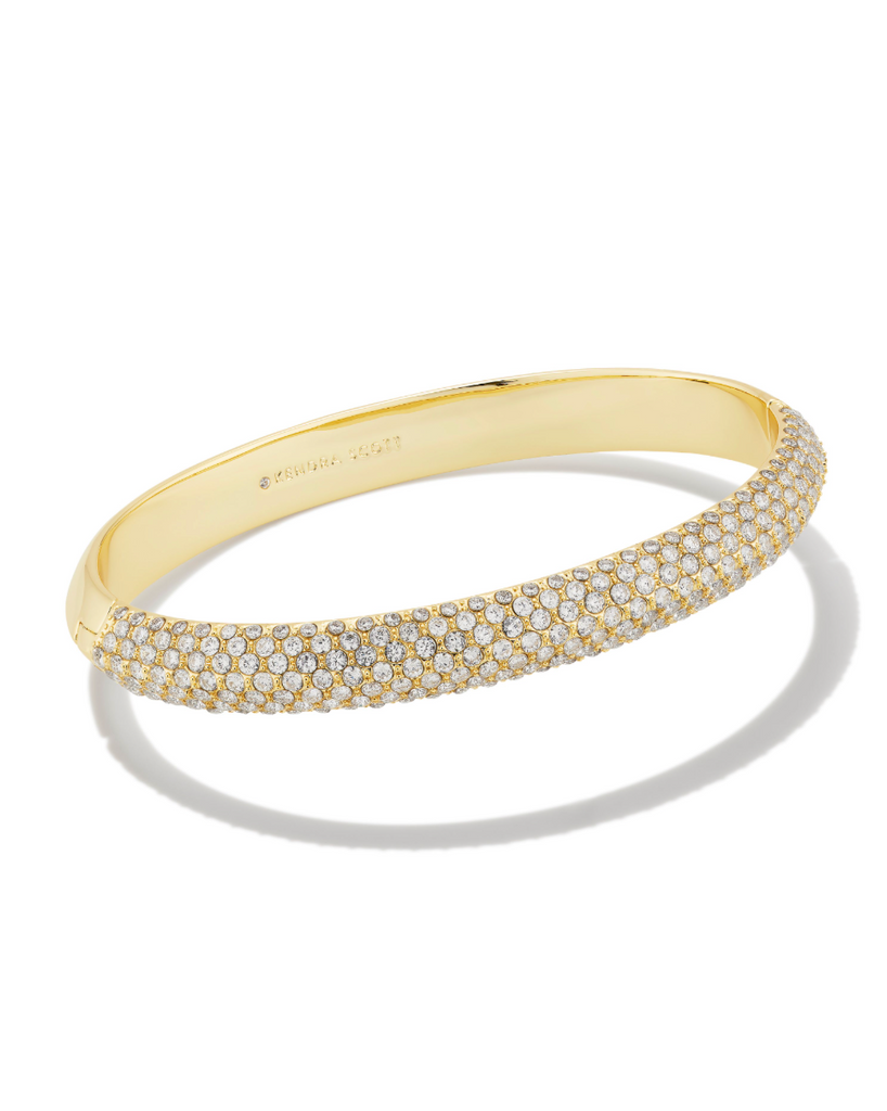 Mikki Pave Bangle Jewelry Kendra Scott Gold S/M 