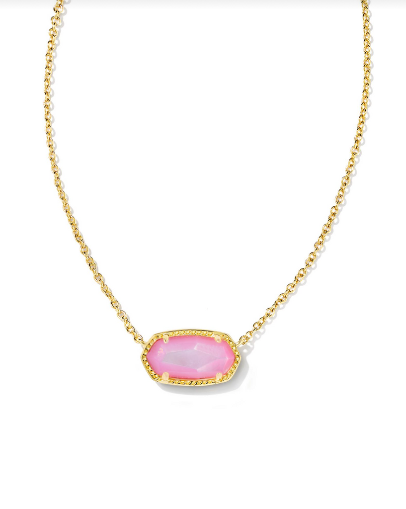 Elisa Necklace Jewelry Kendra Scott Gold Blush Ivory Mother of Pearl  