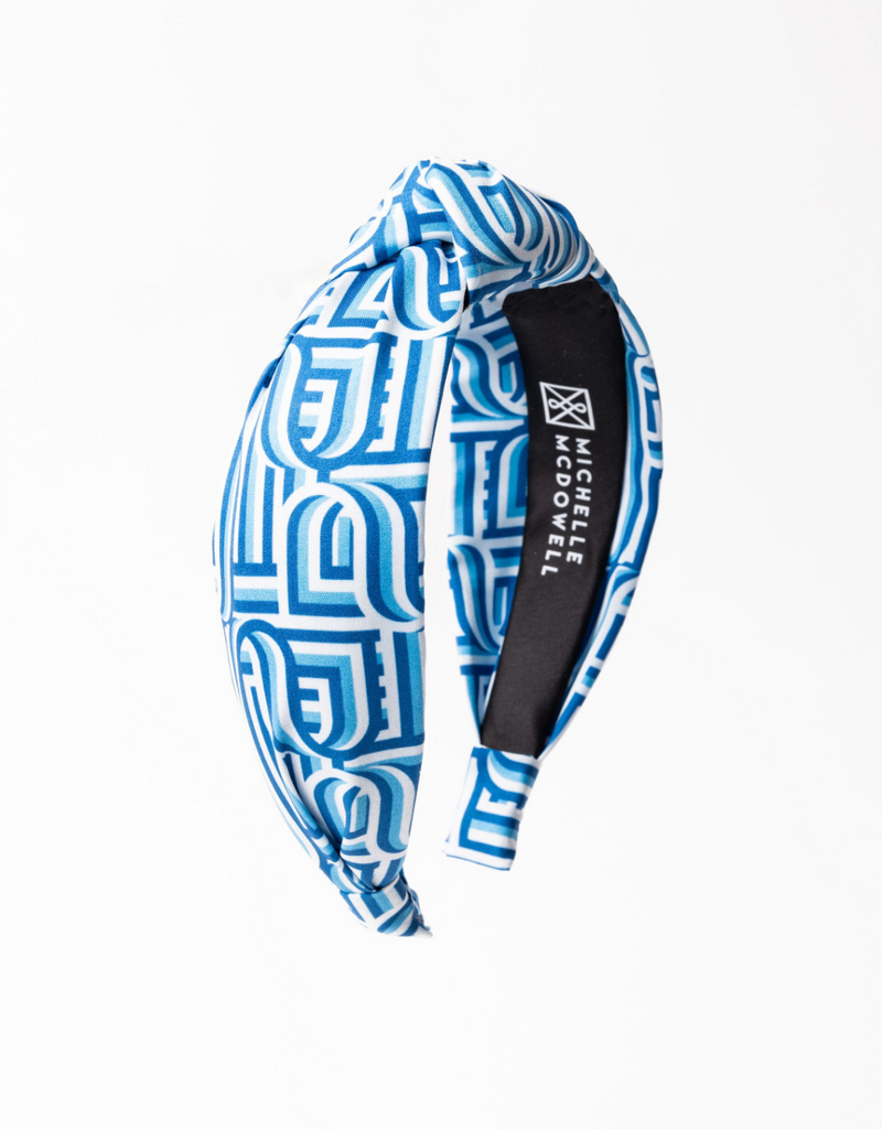 Luna Headband Sale Peacocks & Pearls Blue