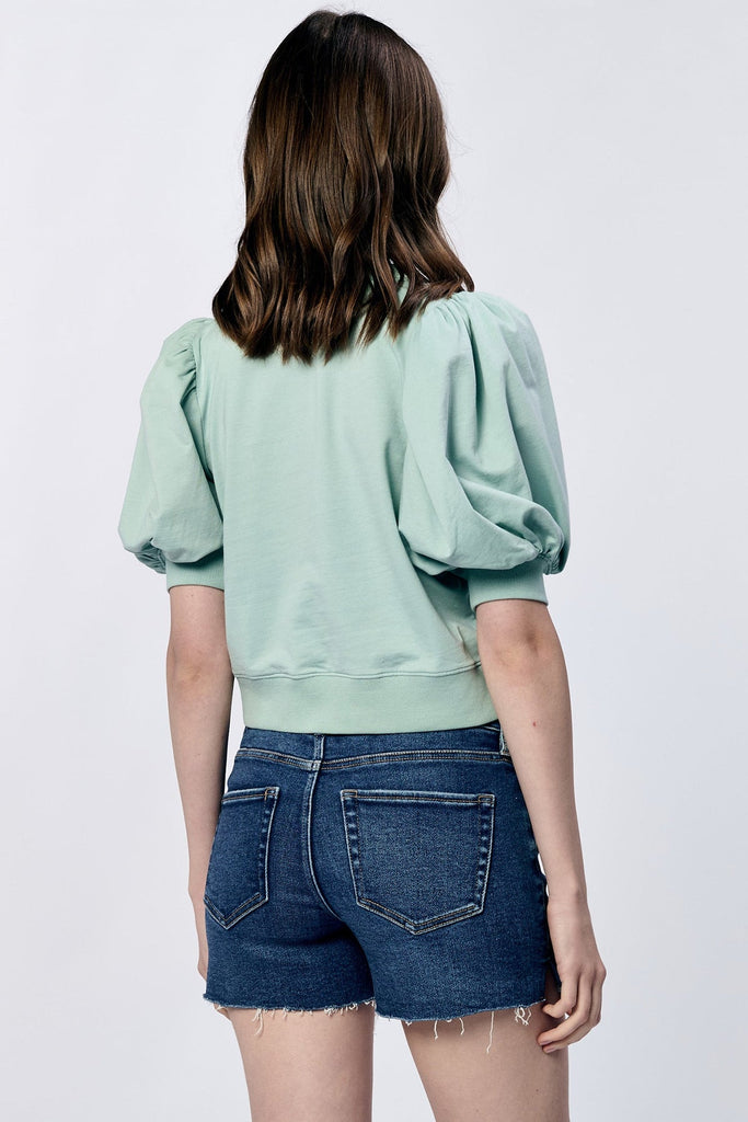 Melina Puff Sleeve Top Clothing Peacocks & Pearls