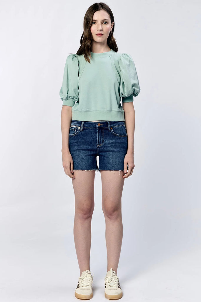 Melina Puff Sleeve Top Clothing Peacocks & Pearls