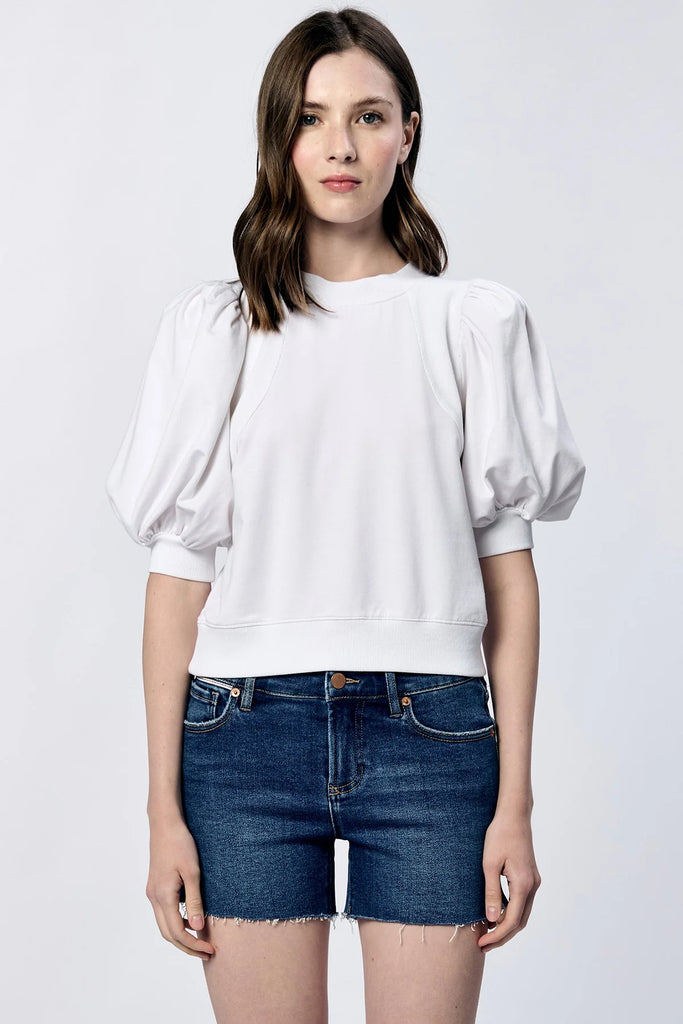 Melina Puff Sleeve Top Clothing Peacocks & Pearls