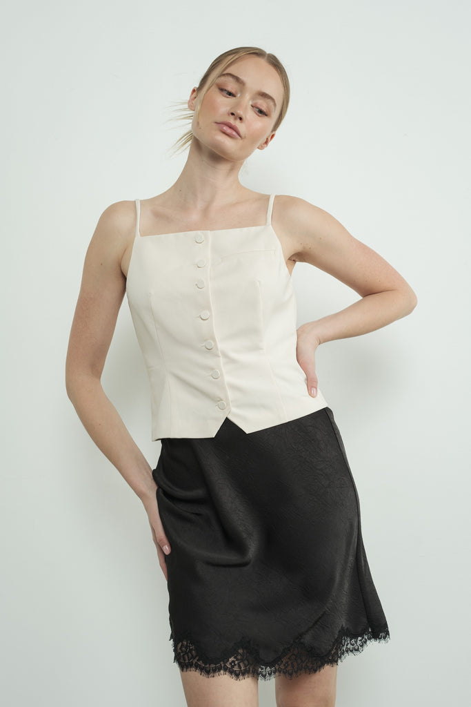 Camille Tailored Top Clothing Peacocks & Pearls