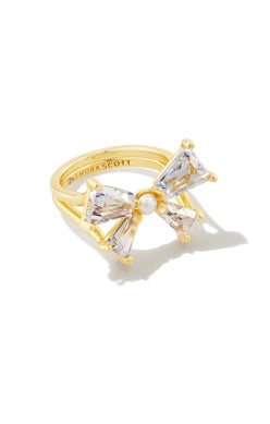 Blair Bow Cocktail Ring Jewelry Kendra Scott Gold 6 