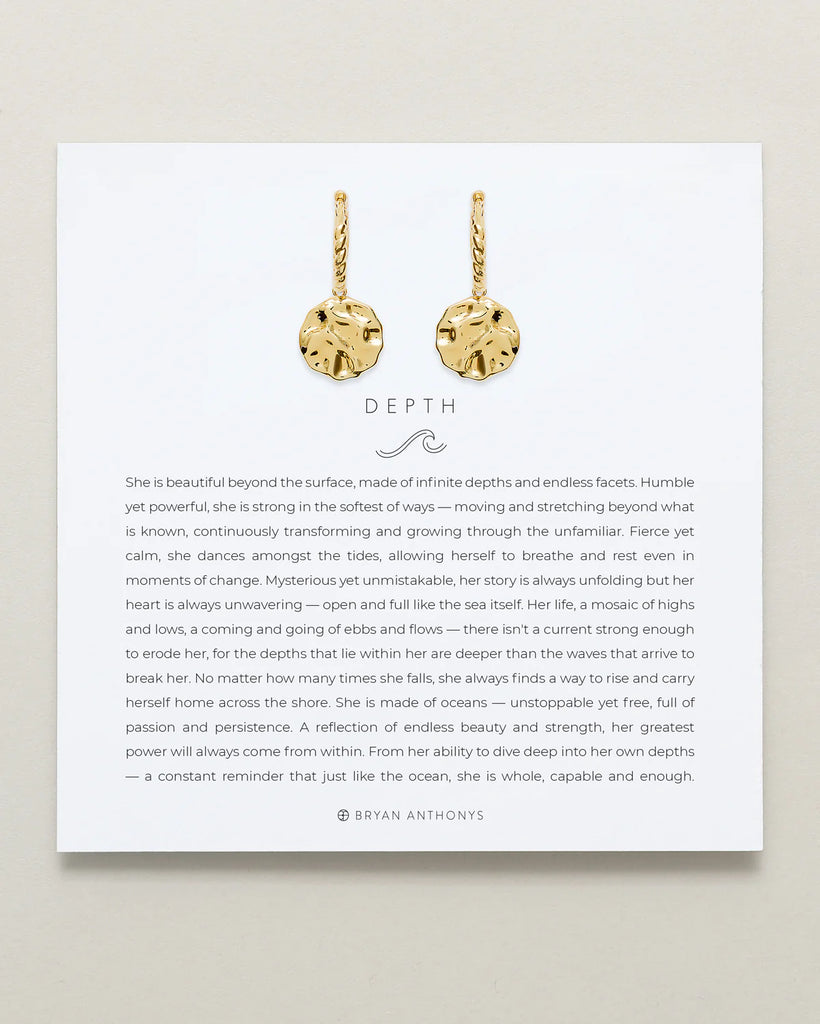 Depth Huggies Jewelry Bryan Anthony's Gold  
