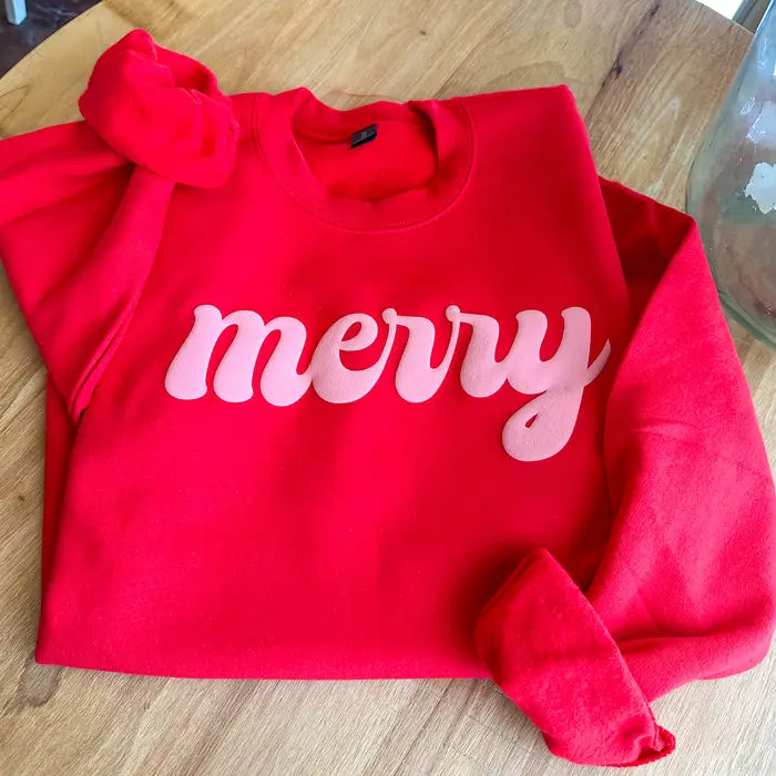 Merry Crewneck Clothing Peacocks & Pearls Owensboro