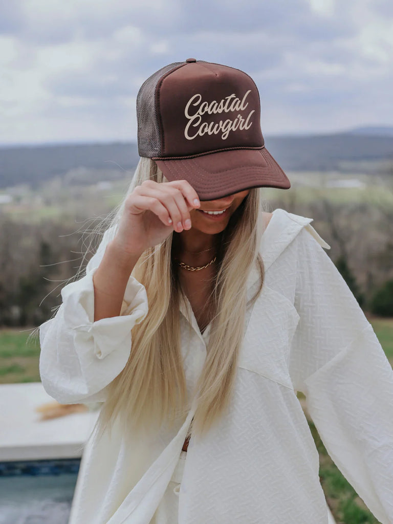 Coastal Cowgirl Trucker Accessories Peacocks & Pearls   