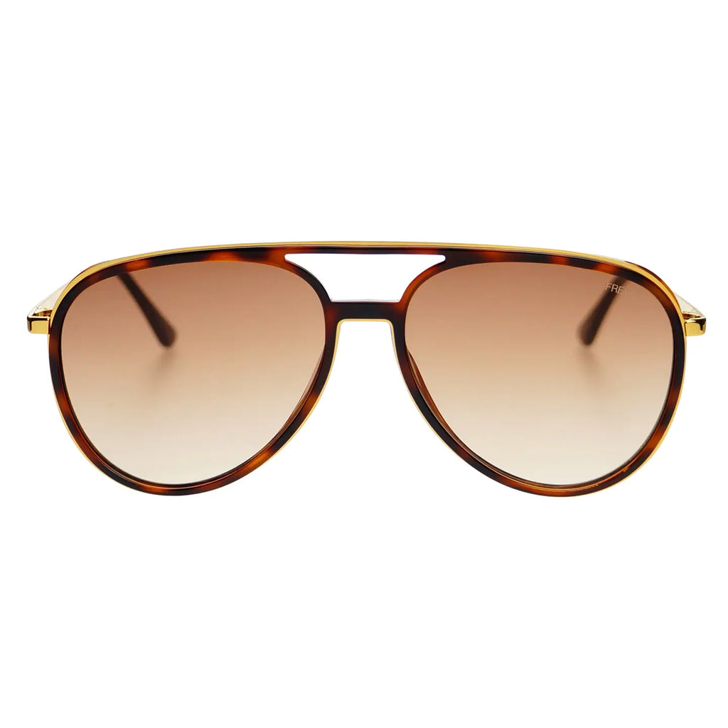Fulton Aviator Sunglasses Accessories Freyrs Brown Tortoise