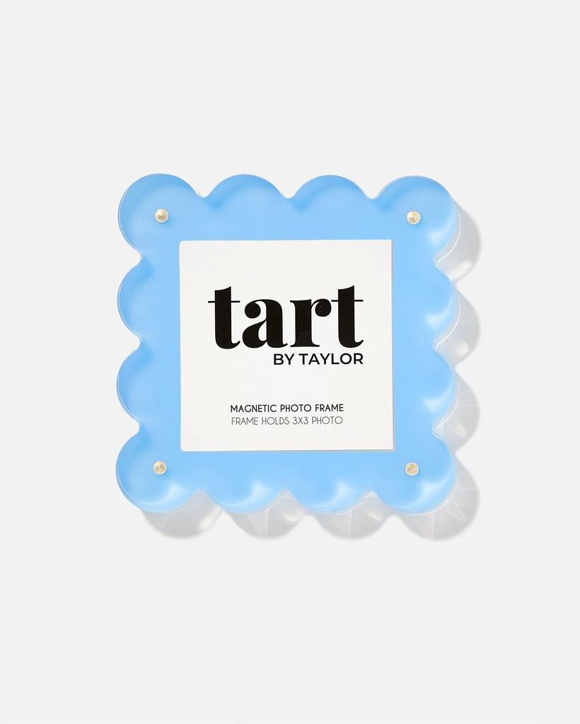 Mini Acrylic Frame Home Peacocks & Pearls Denim