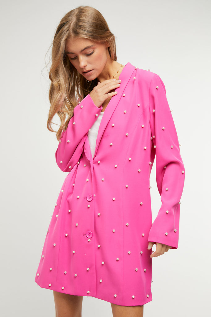 The Keller Blazer Dress Clothing Peacocks & Pearls   
