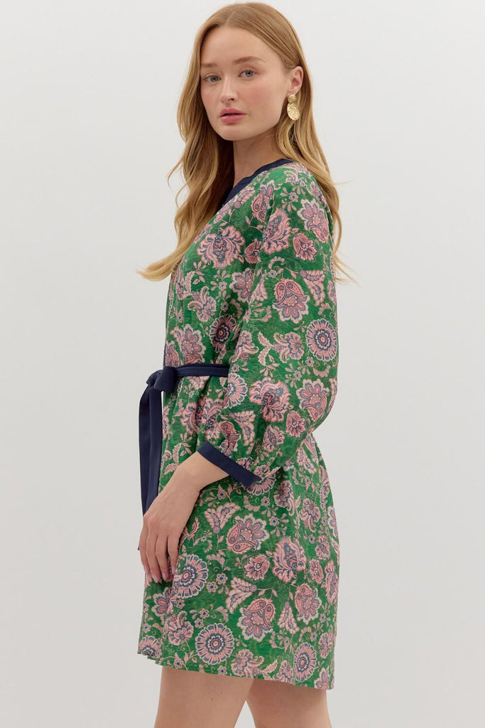 Playful Paisley Dress Clothing Peacocks & Pearls