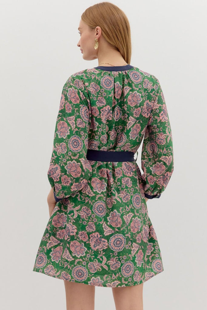 Playful Paisley Dress Clothing Peacocks & Pearls