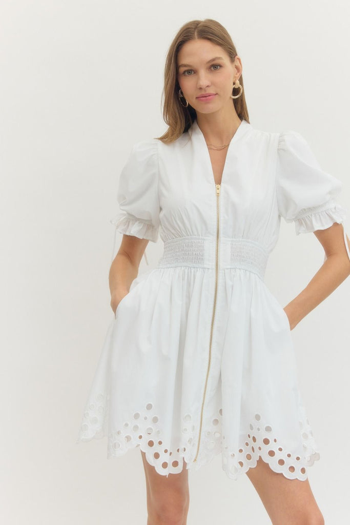 Luna Lace Dress White / M Luna Lace Dress White / M