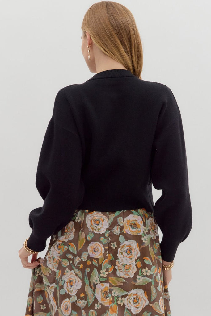 Modern Rose Cardigan Clothing Peacocks & Pearls